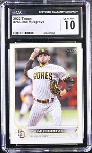 Joe Musgrove 2022 Topps #266 CGC 10 - Picture 1 of 2