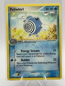 Tarjeta de Juego de Cartas Coleccionables Pokémon 2004 Hoja Roja Fuego Verde - Poliwhirl 46/112 - Imagen 1 de 2