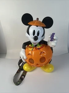 2024 Disney Mickey's Halloween Fiesta Palomitas Cubo Luz No Funciona - Imagen 1 de 5