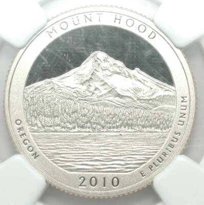 2010-S Proof Mount Hood N. F. Quarter NGC Certified PF69 Ultra Cameo - Image 1 of 4