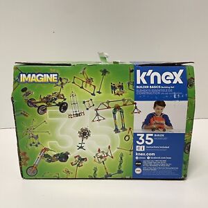 K'nex Builder Basics 35 Different Model Building Set Variety NEW OPEN BOX