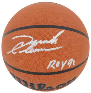 Derrick Coleman Signed Wilson Indoor/Outdoor NBA Basketball w/ROY'91 - (SS COA) - Picture 1 of 1