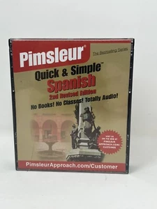 PIMSLEUR Quick & Simple SPANISH 2nd Revised Edition 4 Audio CDs - Picture 1 of 4