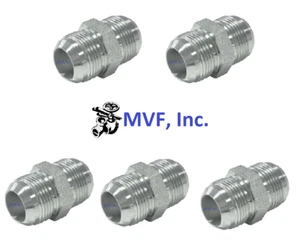 1/2" Male JIC 37° x 1/2" Male JIC 37° Flare Adapter  Steel (5-Pack) 2403-08-08 - Picture 1 of 4
