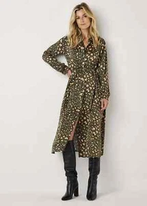 $180 summum Dress Fancy Animal | Ivy Green | Dutch 36 US 4-6 - Picture 1 of 7