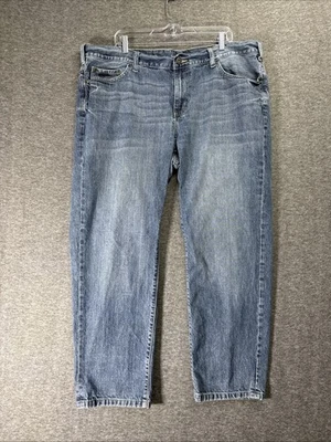 Apt. Pantalones de mezclilla para hombre talla 9 Ajuste recto azul 44x30 Foto 1 de 4