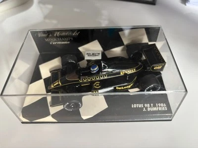 1/43 Minichamps Lotus 98T Johnny Dumfries 1986 *RARE* - Image 1 of 3
