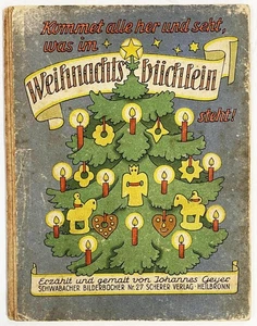 Weihnachten Kinderbuch / Geyer - Weihnachtsbüchlein 1946 Weihnacht - Bild 1 von 1