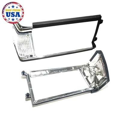 Par de molduras de faros para Toyota Corolla KE70 72 KE75 TE71 TE72 1979-1987 Foto 1 de 4