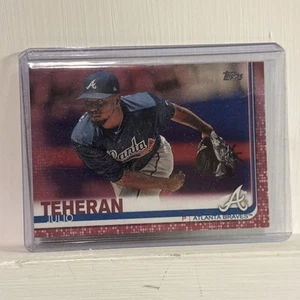 2019 Topps On-Demand Mini Pink Parallel #118 Julio Teheran 15/25 Atlanta Braves - Picture 1 of 3