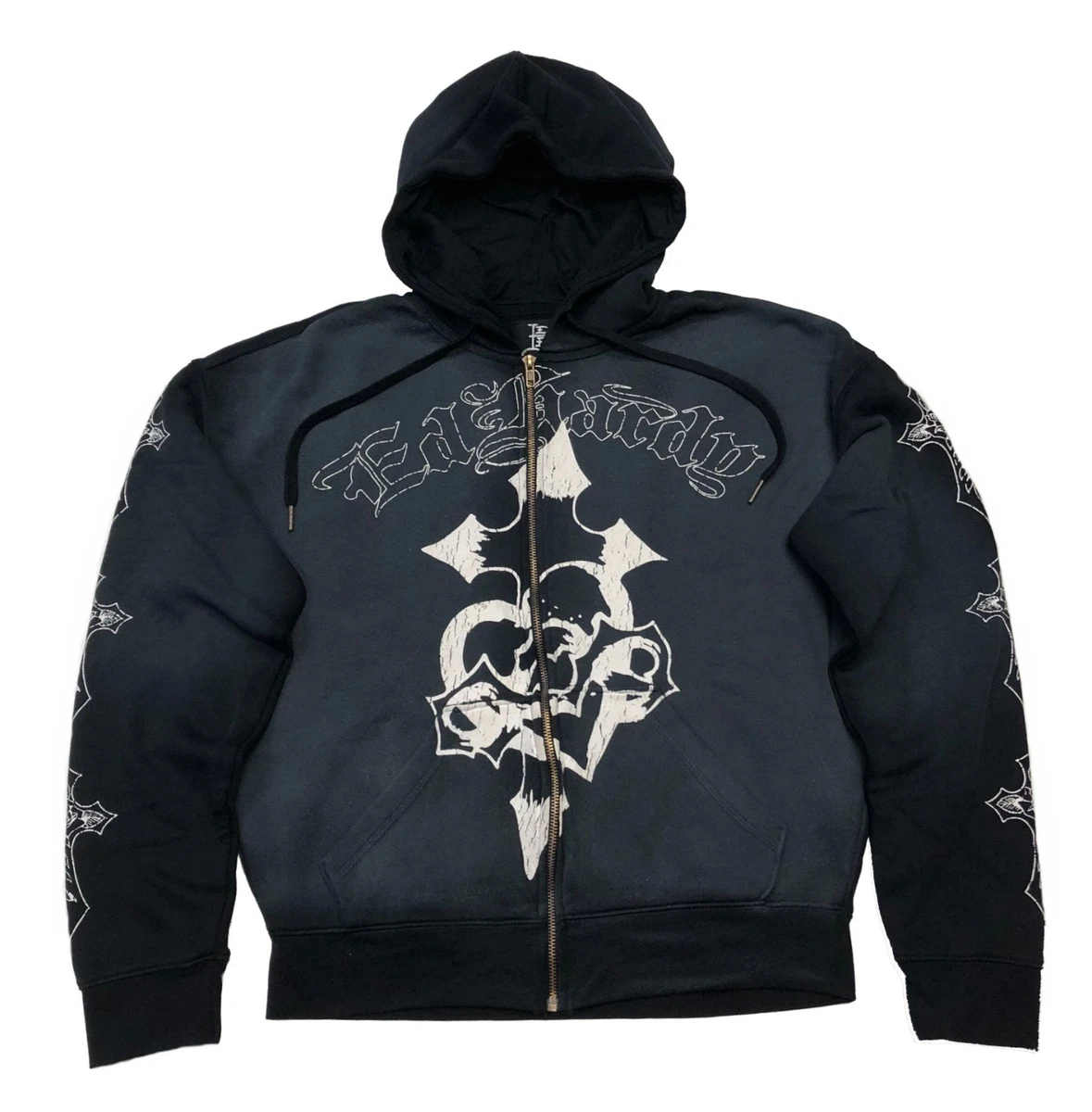 Ed Hardy Cotton Full Zip Hoodies & Sweatshirts for Men for Sale