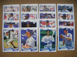 FLEER 1990 LOS ANGELES DODGES 23 CARD TEAM SET - Picture 1 of 2