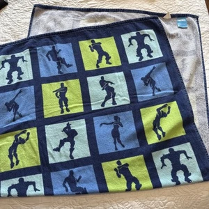FORTNITE Beach Bath Towel Official Cotton Dance Theme Squares NICE 27 X 51” - Picture 1 of 2