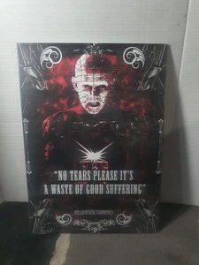 Hellraiser Pinhead Metal Poster Quote . Displate Treasure. Signed. - Picture 1 of 4