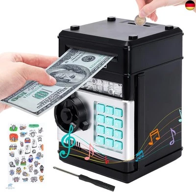 Spardose Kinder, Geldautomat Spardose, Elektronische Spardose mit - Bild 1 von 4