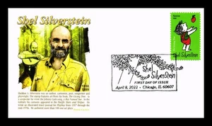 DR JIM STAMPS US COVER SHEL SILVERSTEIN AUTHOR THE GIVING TREE FDC PANDA CACHET - Picture 1 of 2