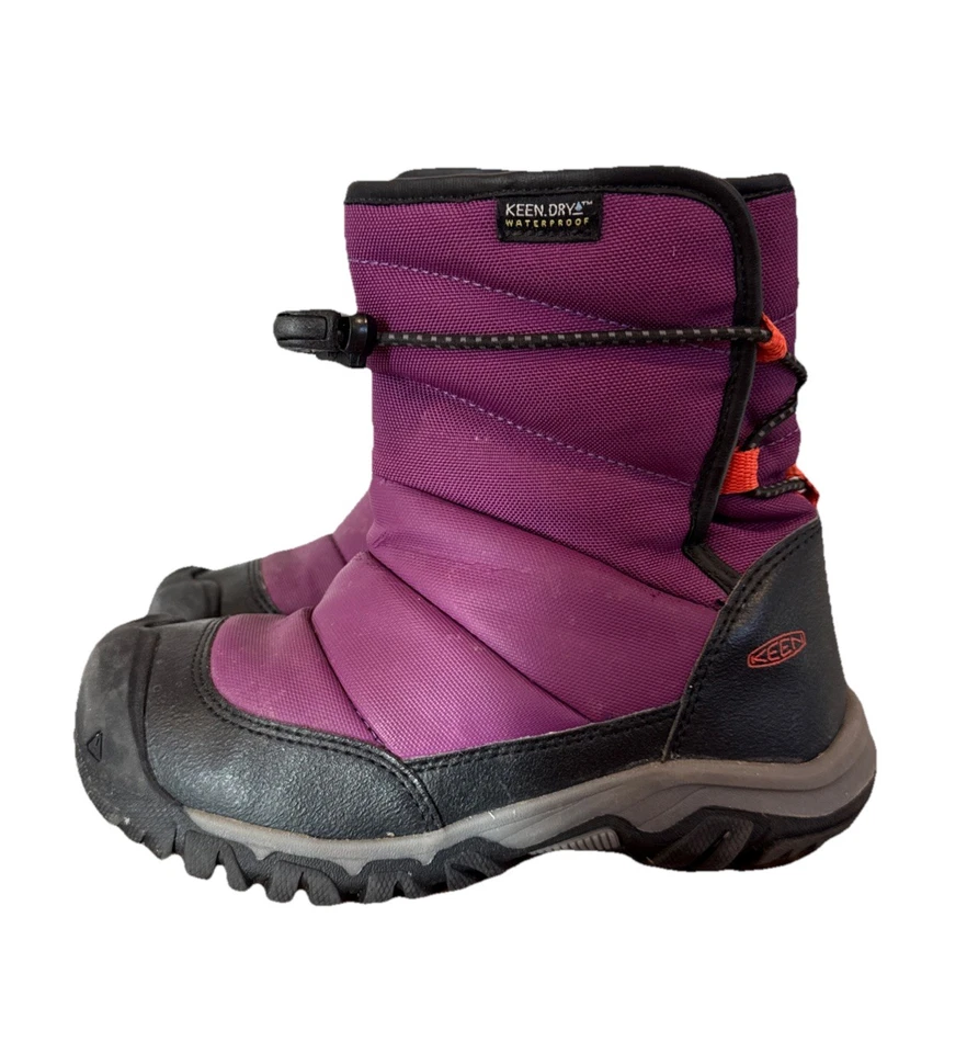 Botas de Nieve Impermeables Keen Niños Puffrider Talla 12 Niñas Púrpura Invierno Foto 1 de 4