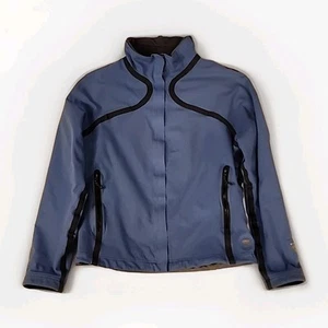 Mountain Hardwear Jacket Women's Medium Blue Conduit Softshell Fleece Lined - Picture 1 of 7