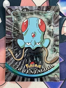 Topps Pokemon Tentacool #72 (TV Animation Edition) Textured Holo Foil Black Logo - Picture 1 of 8