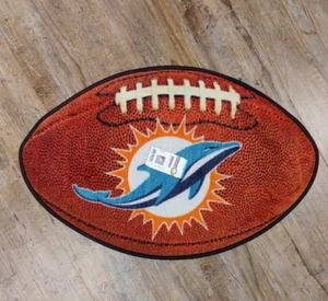 Miami Dolphins 20.5"x32.5" Football Area Rug Mat - Picture 1 of 2