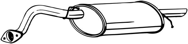 SILENCIADOR BOSAL 141-195 PARA DAEWOO Foto 1 de 1