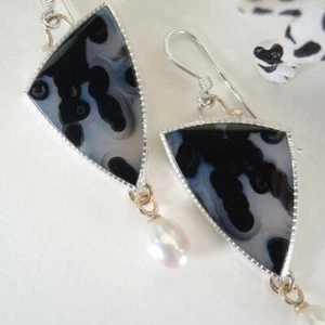 925 Silver Ear Hook Earrings Drop Dangle Women Wedding Engagement Jewelry Gifts - Picture 1 of 4