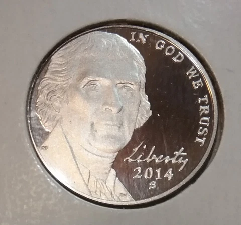 2014 Jefferson Nickel  S - Proof - BU - Uncirculated Cover