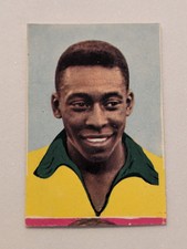 Pele 1966 Sicker Verlag Weltmeisterschaft Football Soccer Card #134 Brazil