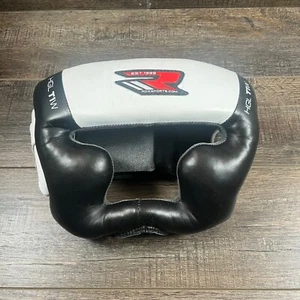 RDX Boxing Face Helmet White/Black HGL T1W size M - Picture 1 of 7