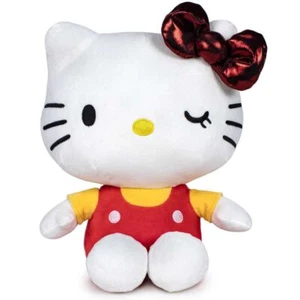 Juguete de peluche Hello Kitty 50 aniversario traje rojo 22 cm suave peluche - Imagen 1 de 1