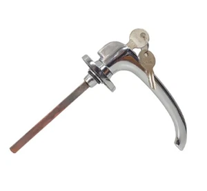 Schloss Außengriff Türgriff abschließbar Pferdeanhänger Vieh und Marktanhänger - Bild 1 von 3