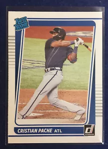 2021 Donruss Cristian Pache #31 Rated Rookie - Picture 1 of 2
