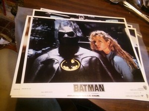 NEW vtg 1989 Authentic 11x14 Lobby Card Kim BASINGER w KEATON "Batman"