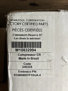 Whirlpool W10832994 CORPORATION - Picture 1 of 2