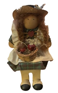 Lizzie High - Dora Valentine - Girl With Basket Of Apples - 1992 # 1152 - Picture 1 of 3