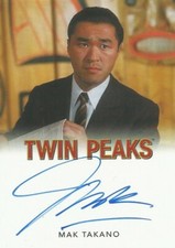 Twin Peaks Archives 2019: Mak Takano "Jonathan Kumagai" Classic Autograph Card