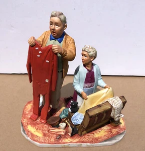 Vintage Norman Rockwell Fall “Chilly Reception” Figurine 1957 1st Edition - Picture 1 of 8