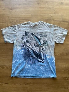 Maglietta Star Wars Disney Parks Adulto Medium (M) Millenium Falcon Tie Dye Bella - Foto 1 di 3