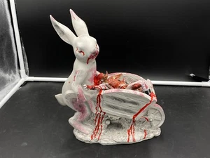 Bunny With Human 1of 2 Painting Art By Aaron Goodwin 1/1 Size 5x11 - Picture 1 of 6