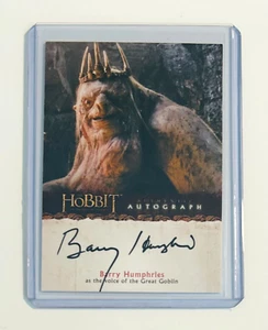 The Hobbit Unexpected Journey BARRY HUMPHRIES as THE GREAT GOBLIN AUTOGRAPH A15 - Picture 1 of 2
