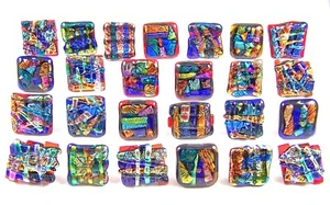 Perillas de gabinete de vidrio DICROIC cajón tirones arco iris personalizadas cocina baño colores - Imagen 1 de 12