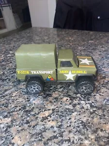 Vintage 1979 Buddy L Army Transport Pressed Steel Toy with cap - Picture 1 of 4