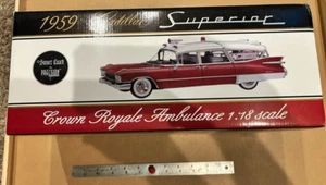 Ambulancia Danbury 1959 Cadillac Sunset Coach Crown Royale escala 1:18 nueva en caja - Imagen 1 de 6