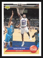 1992 Upper Deck McDonald's Gerald Wilkins     #CL9 Cleveland Cavaliers