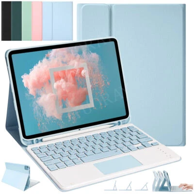 For Samsung Galaxy Tab A9 Plus S9 FE S8 S7 11" Keyboard With Touchpad Case Mouse - Image 1 of 4