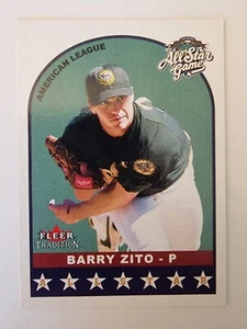 2002 Fleer Tradition Update Barry Zito #U326 Oakland Athletics - Picture 1 of 2