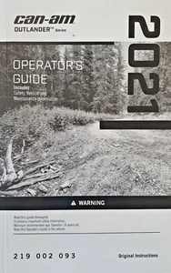 Can-Am Operator's Guide / Manual de instrucciones - inglés - ATV Outlander 2021 - Imagen 1 de 2