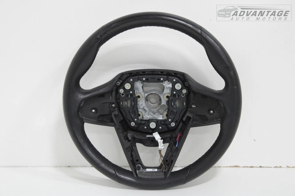 2017-2020 BMW G30 530I XDRIVE FRONT LEFT SIDE STEERING WHEEL BLACK LEATHER OEM - Image 1 of 4