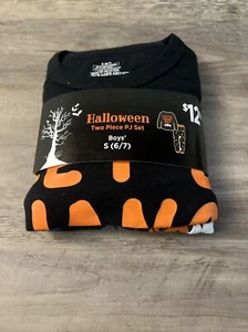Halloween 2 Piece PJ Set Boys Small - Picture 1 of 6