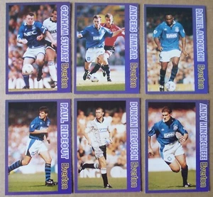 EVERTON FOOTBALL CARDS LCD PUBLISHING 1995 TRADING CARDS x 6 - Picture 1 of 14